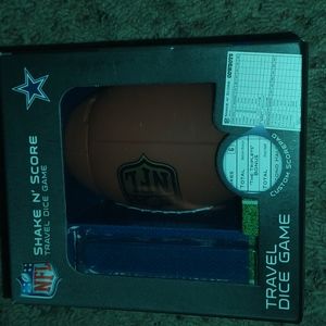 Dallas cowboys shake and score travel dice game